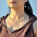 Wood Twisted Neck Tunic