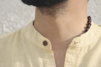 Lime Grandad Collar Shirt