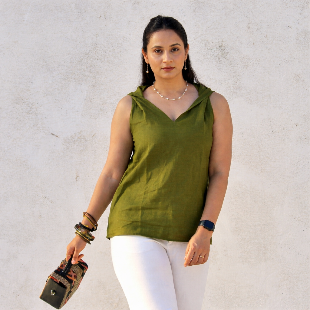 Meadow Twisted Neck Tunic