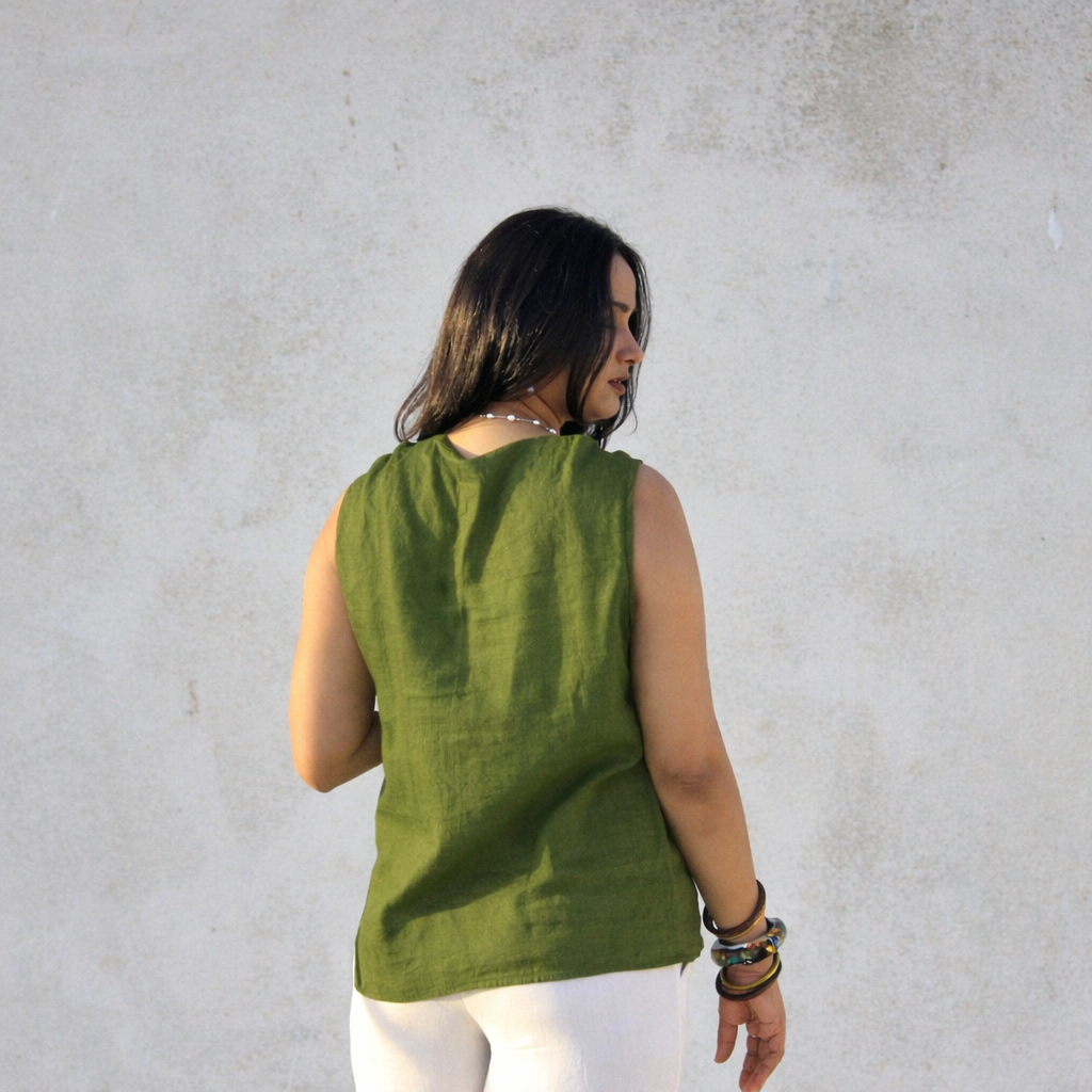 Meadow Twisted Neck Tunic