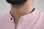 Sakura Grandad Collar Shirt