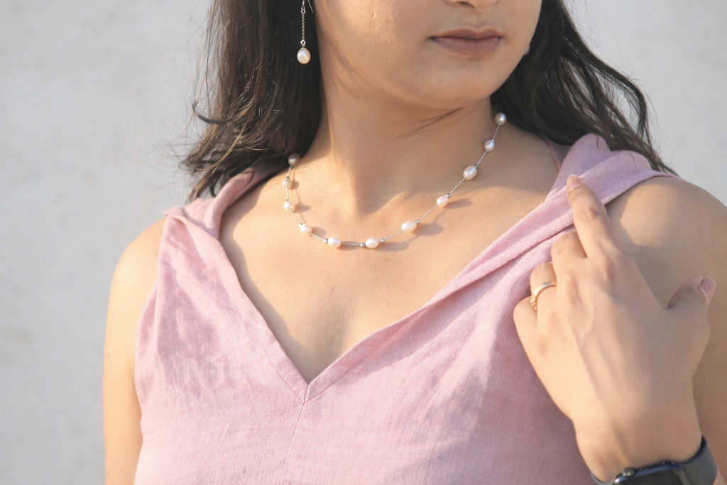 Sakura Twisted Neck Tunic
