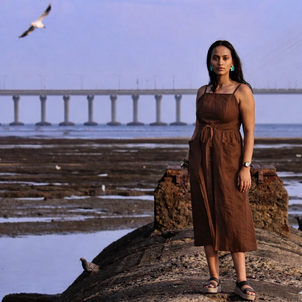 Wood Tie Dress
